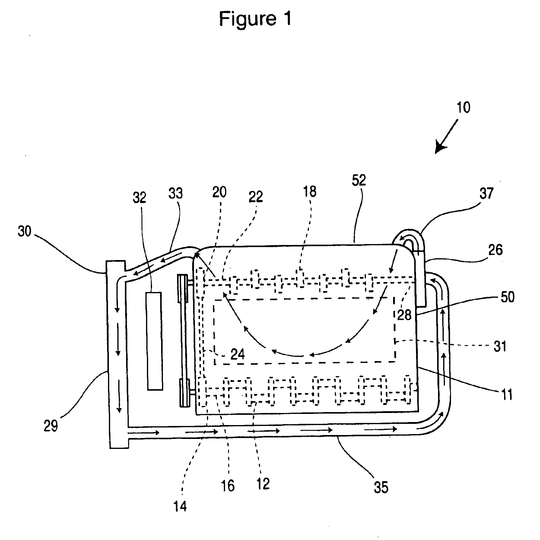 Internal combustion engine combination with direct camshaft driven coolant pump