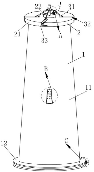 Spinning bobbin with adjusting and protecting function