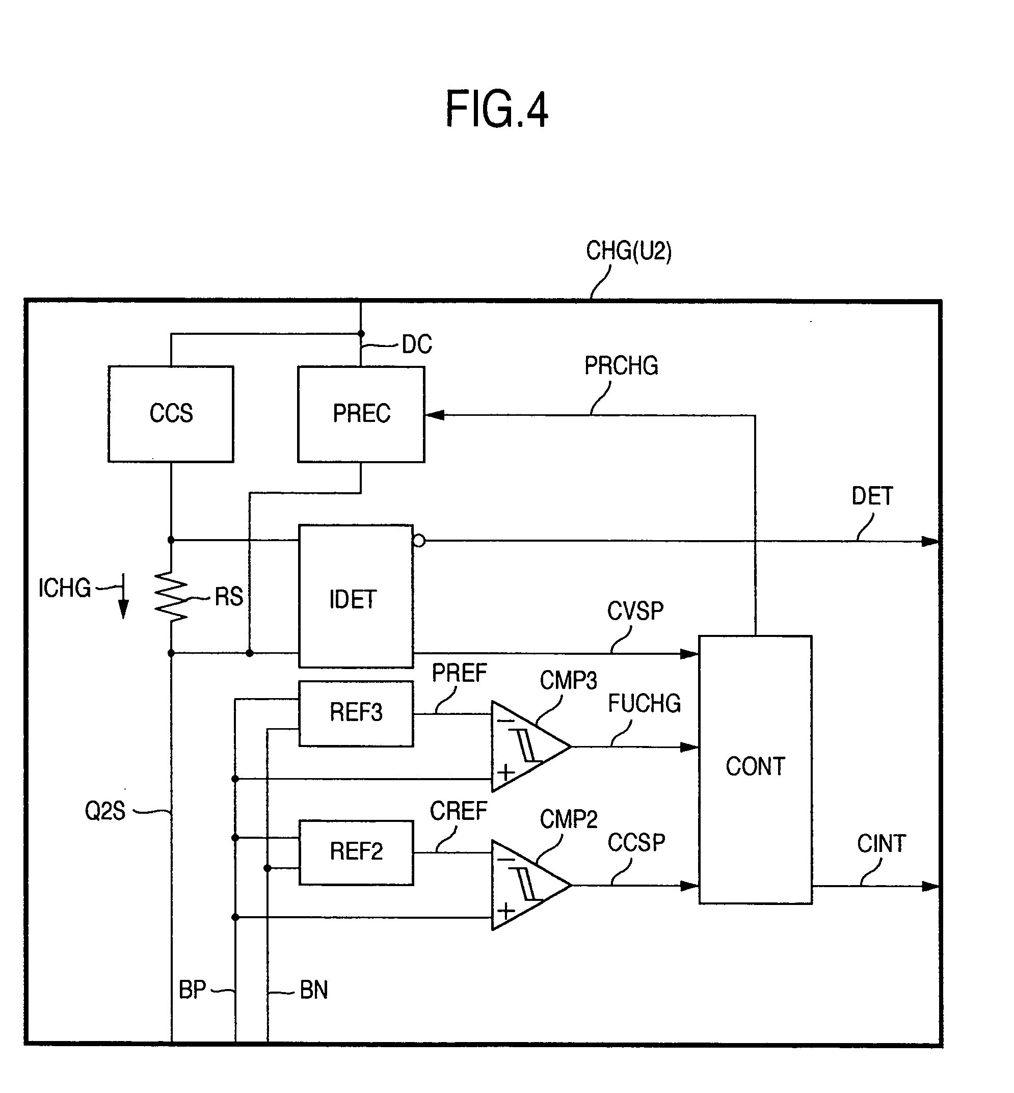Control circuit for charging/discharging of secondary cell and a sensor node