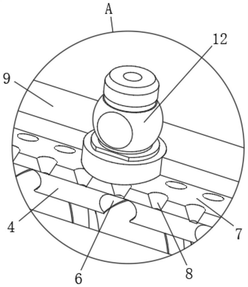 An atomizing nozzle structure for spraying pesticides in aqueous solution