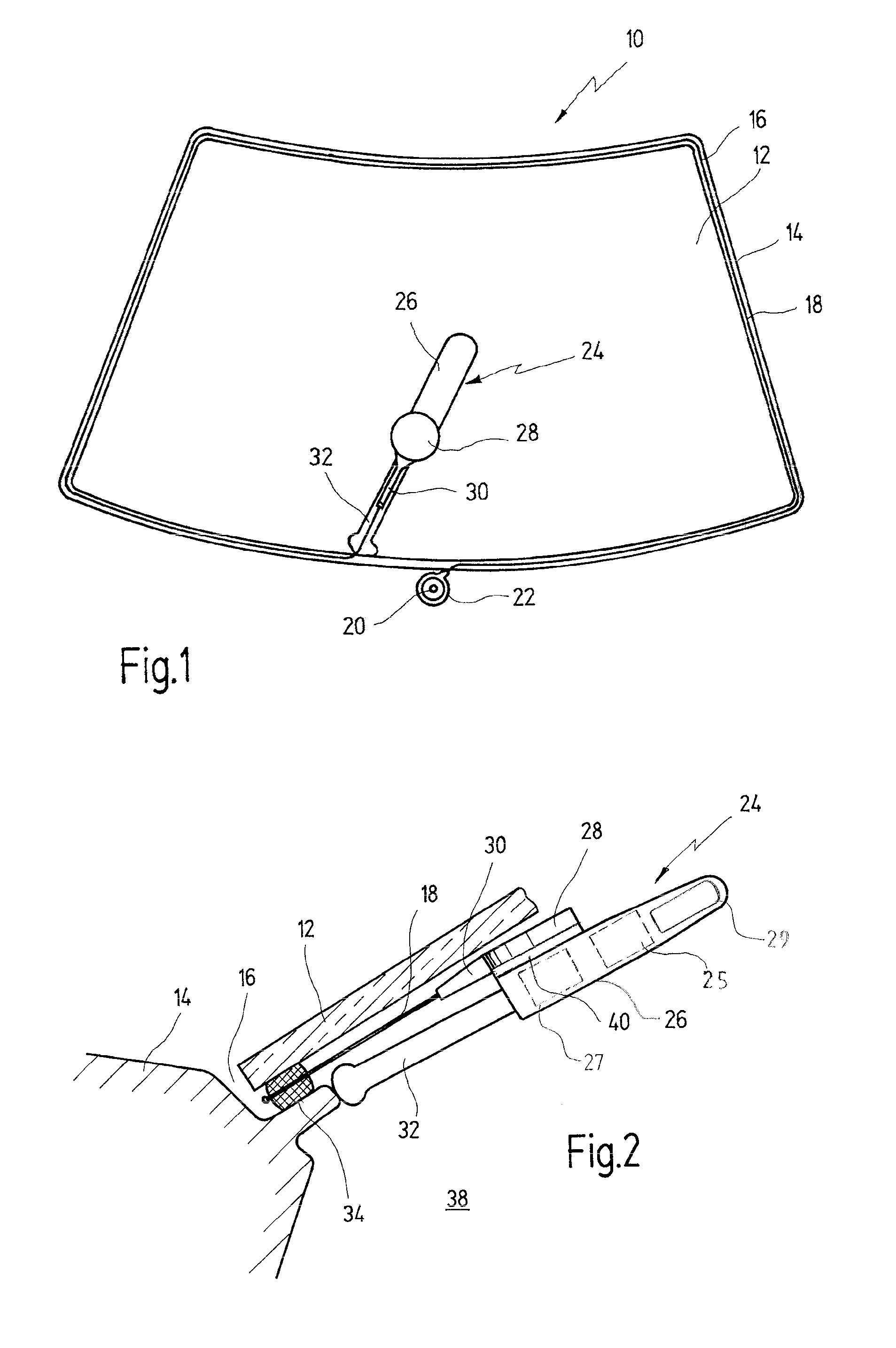 Device and method for severing a bead of adhesive of a motor vehicle window pane