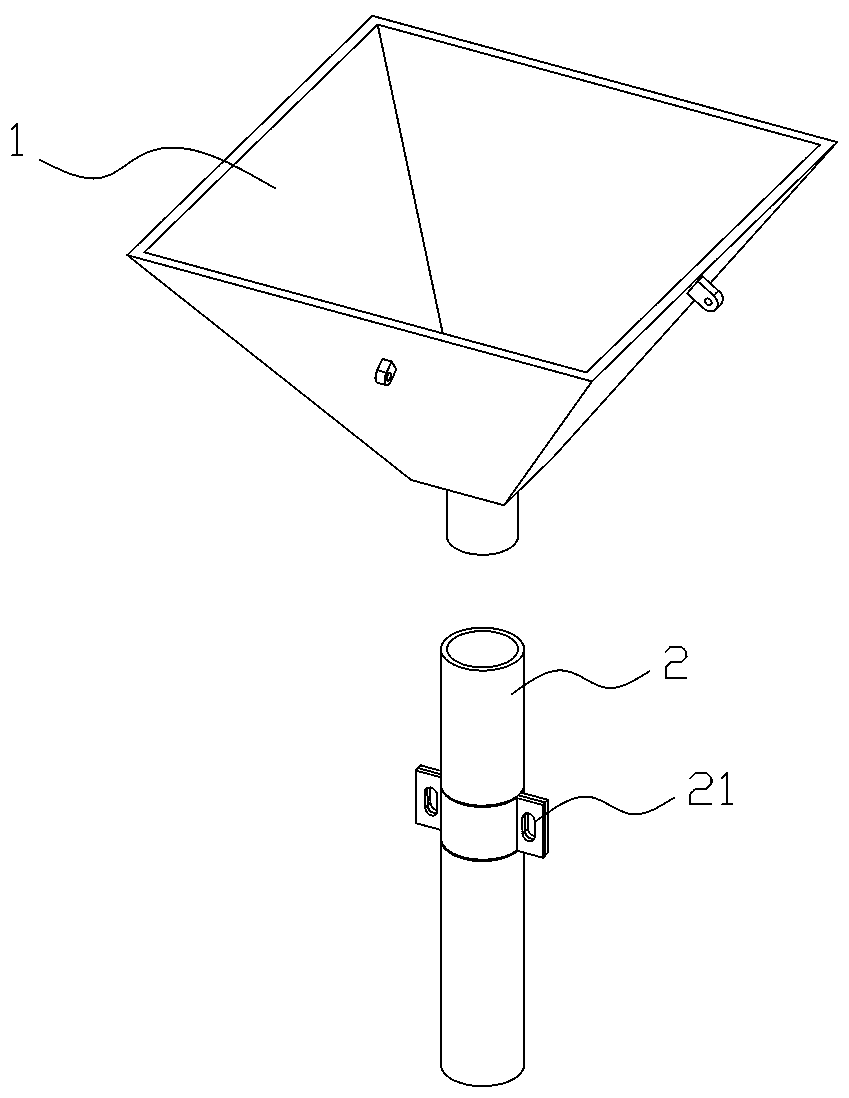 Large-aperture single-hole non-pressure grouting method for karst water inrush