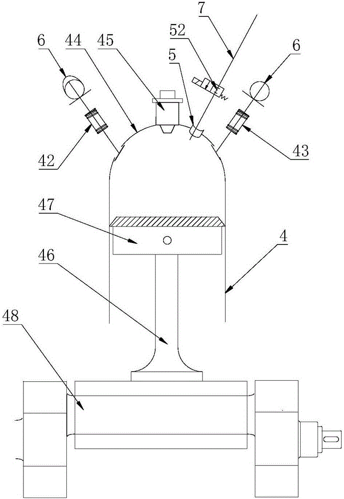 Self-inflating system and self-inflating method for single cylinder of CNG engine