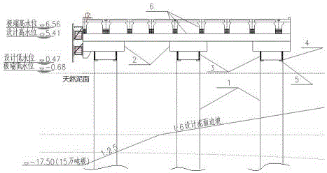 Ultra-large-diameter pile foundation assembly type wharf structure and construction method thereof