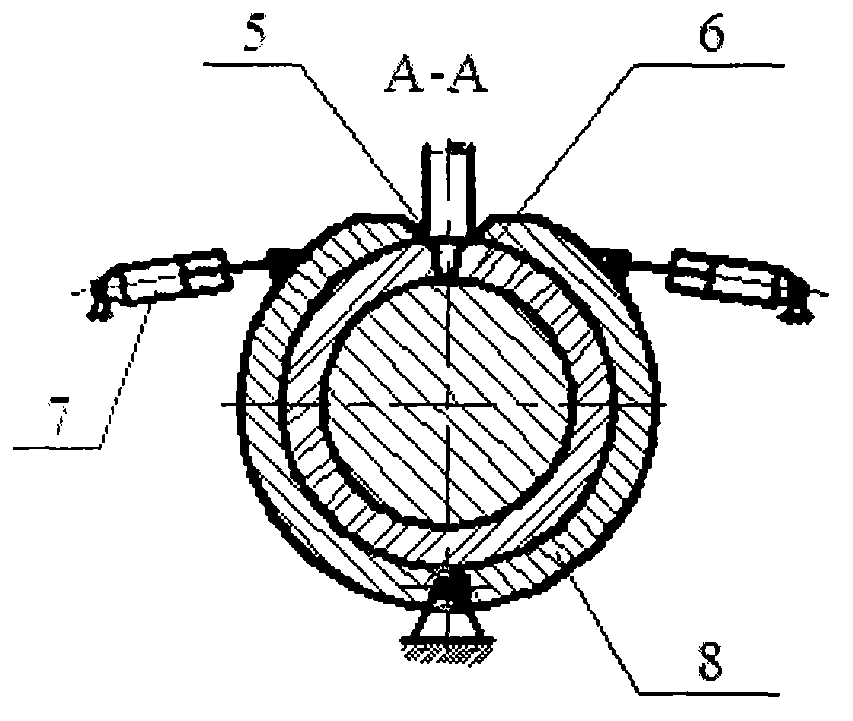 Production method of 5XXX-serial aluminum alloy large-diameter thin-walled pressure-resisting pipe