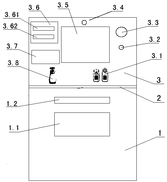 All-functional respiratory disease intelligent consulting room system and working method thereof