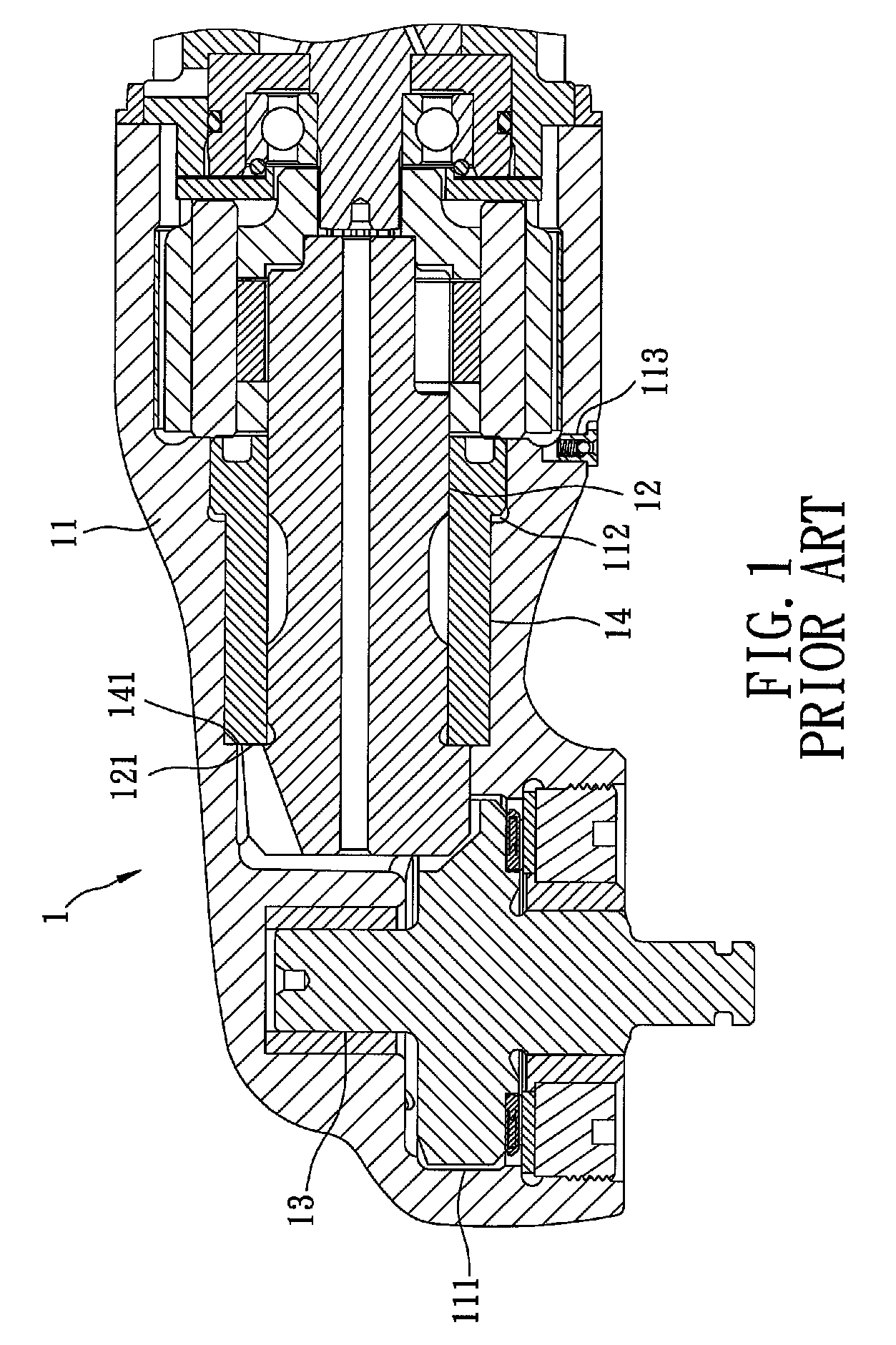 Pneumatic impact tool having two oil inlets