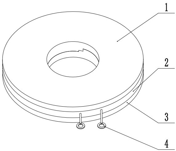 Piezoelectric fiber intelligent gasket for bolt looseness monitoring and manufacturing and application method