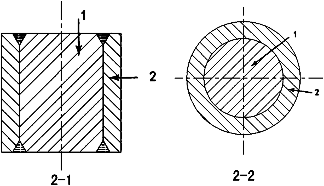 Preparation process of composite roller