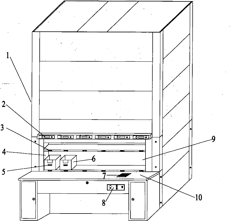 Electronic tag-driving numerical control rotary library and application method thereof