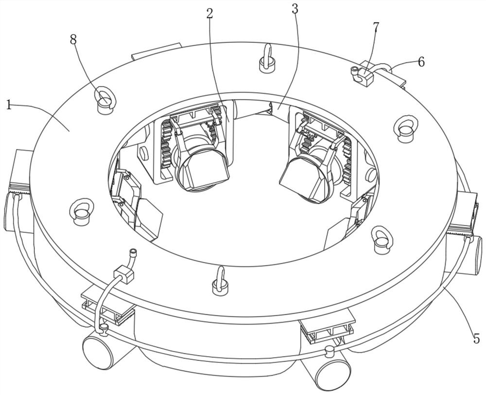 Circular hydraulic pile breaking machine