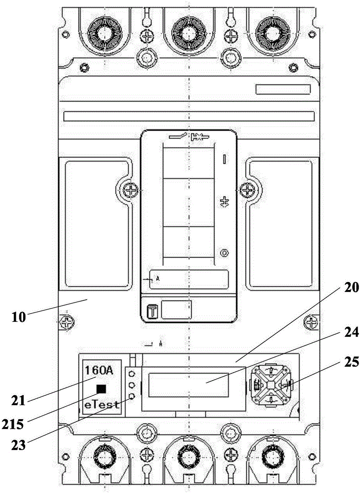 Electronic circuit breaker with self-test function and its self-diagnosis method