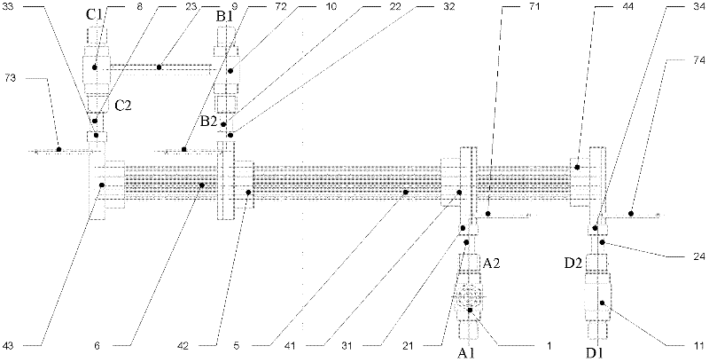 Method and device for measuring viscosity of high-temperature high-pressure fluid