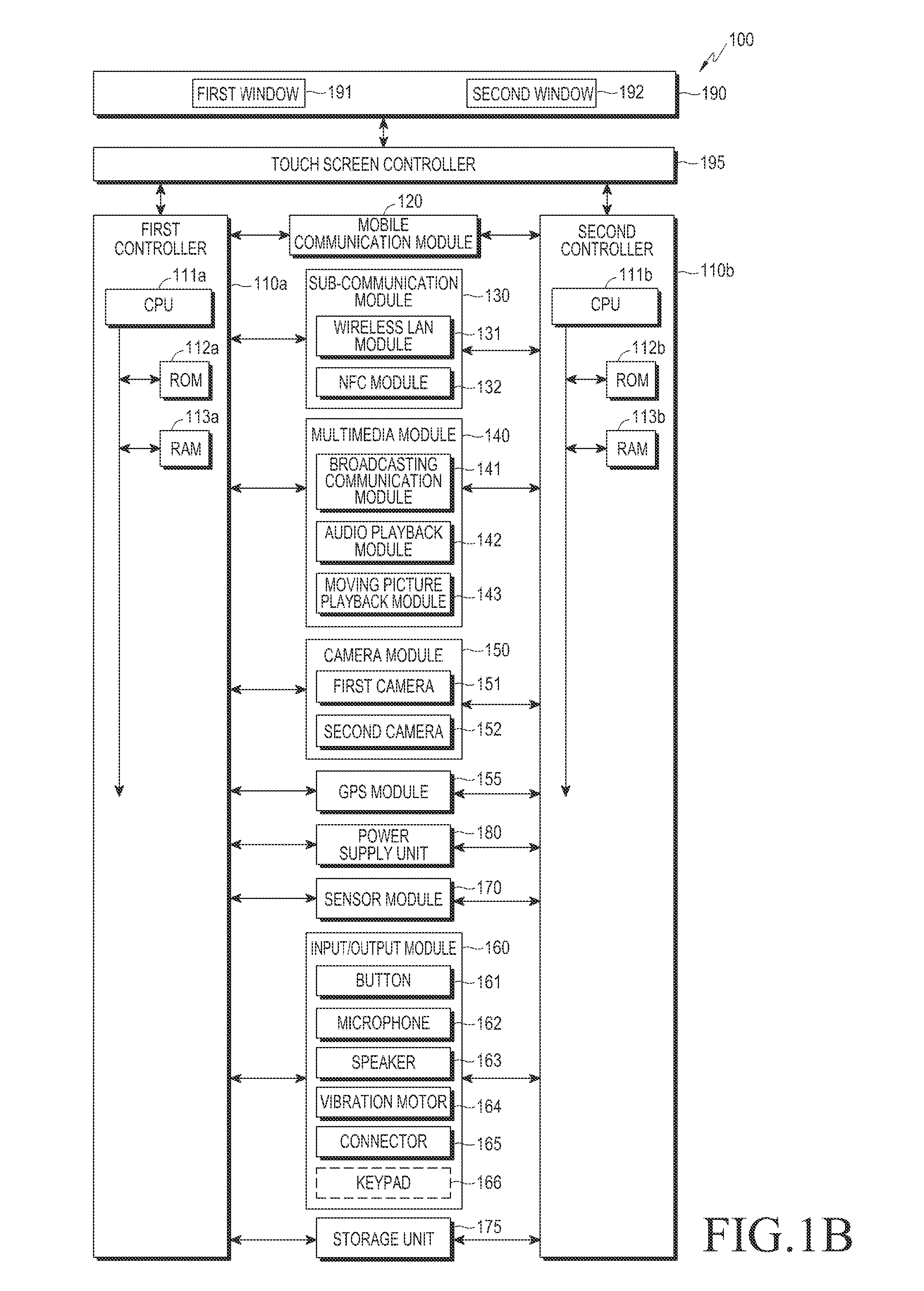 Apparatus including a touch screen under a multiapplication environment and controlling method thereof