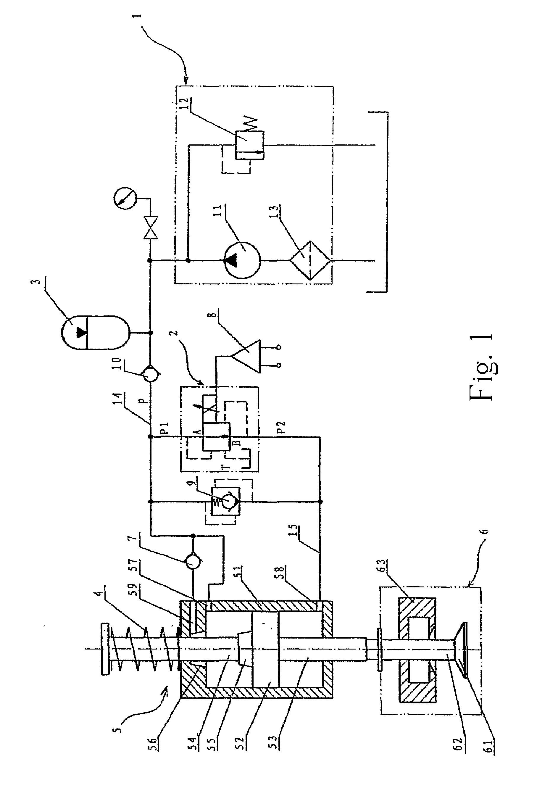 Variable engine valve control system with pressure difference