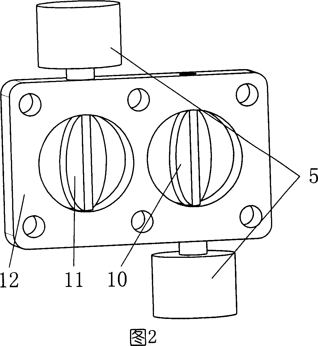 Composite gas inlet system for engine