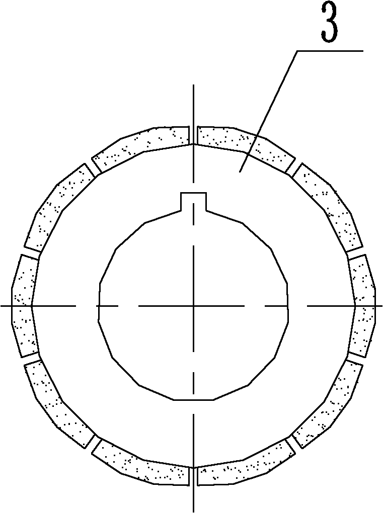 Rotary magnetic steel oil-filled type subducted permanent magnet synchronous motor rotor