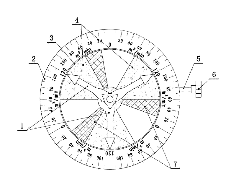 Poking wheel type air quantity adjustable air window