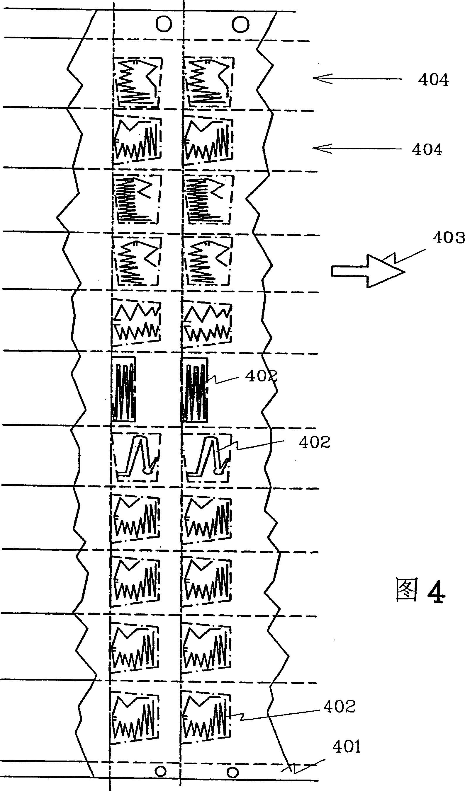 A method and a device for manufacturing a roll of items