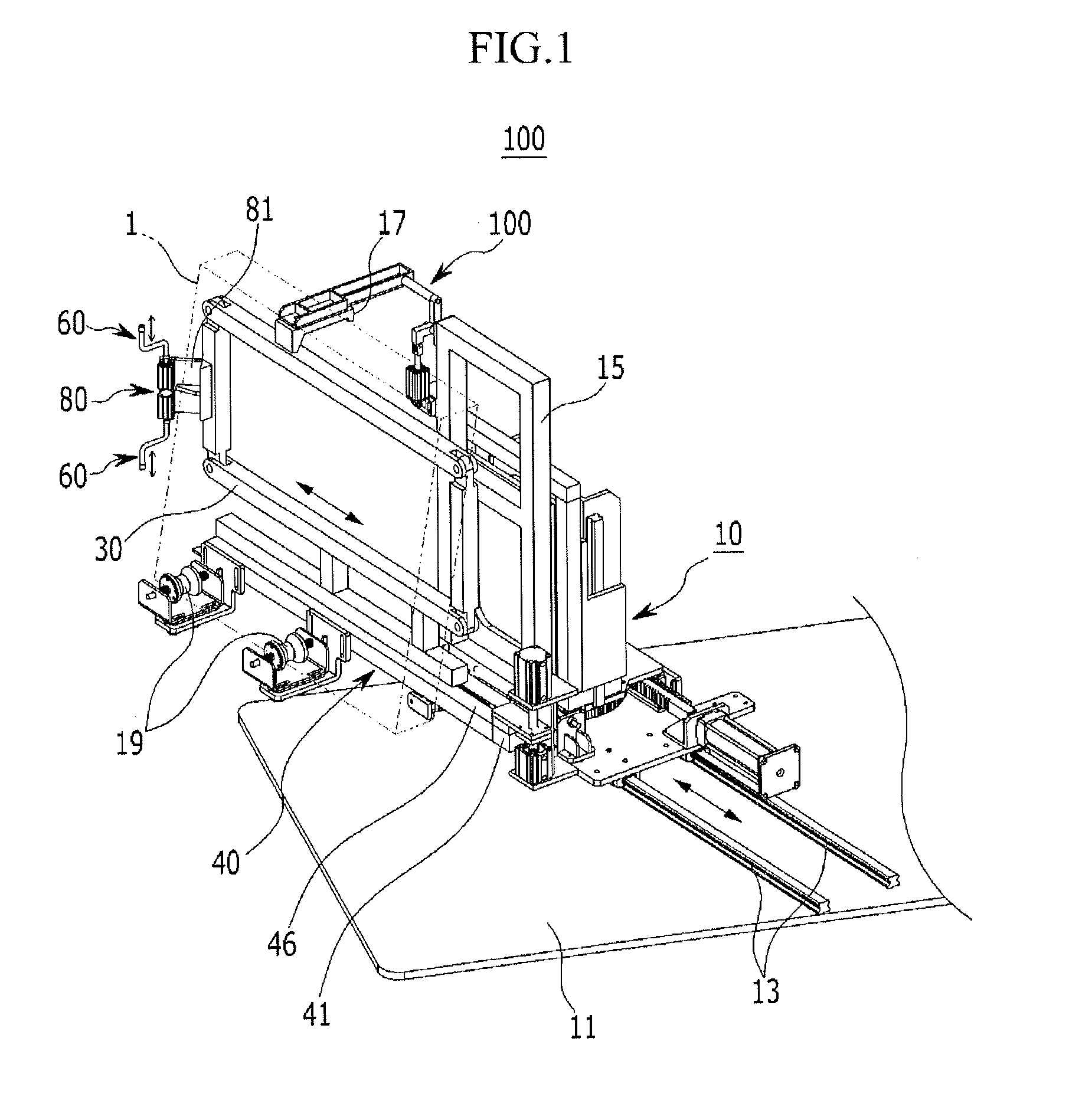 Door positioning apparatus for door mounting device of vehicle and door positioning system