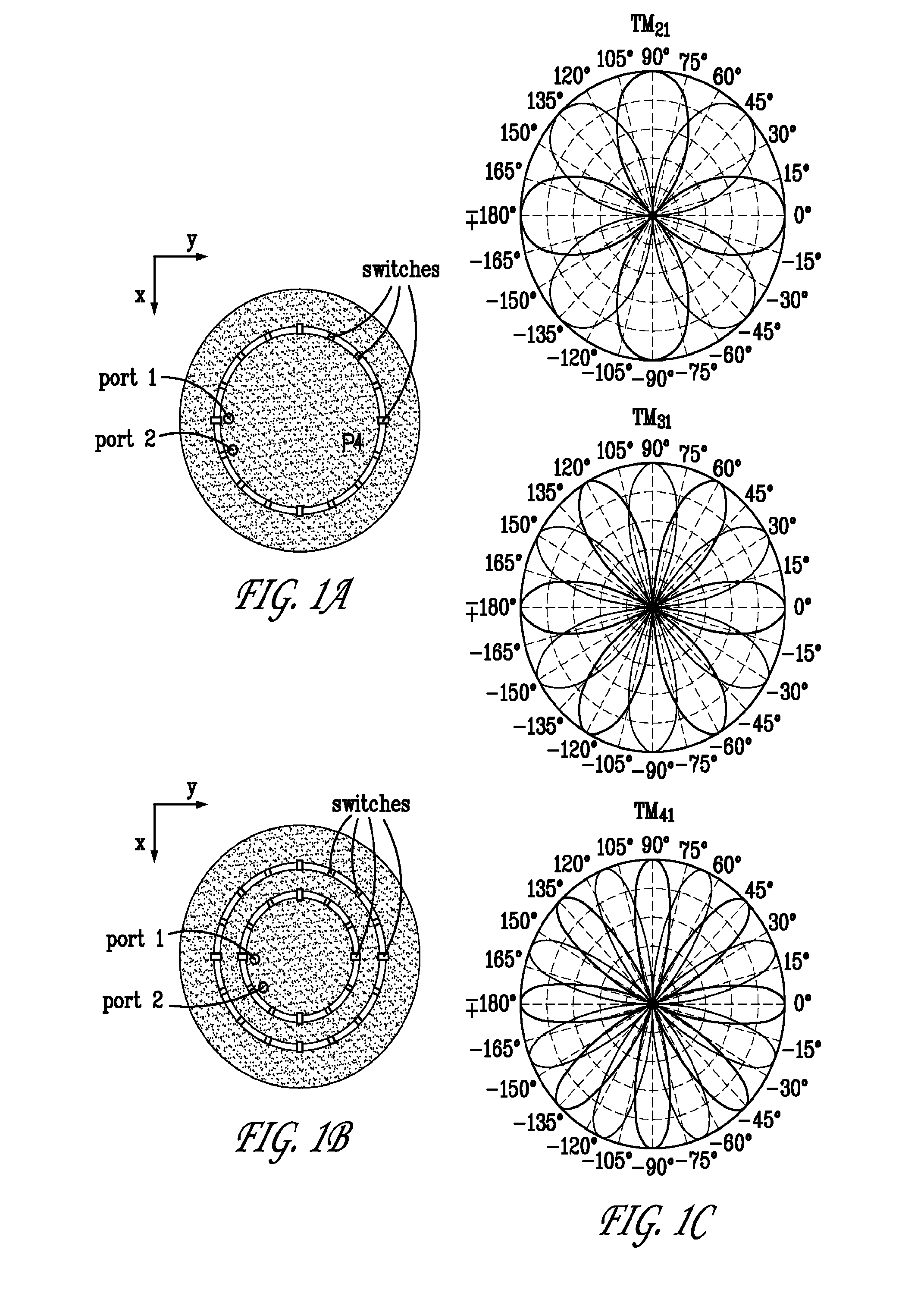 Systems and methods for selecting reconfigurable antennas in MIMO systems