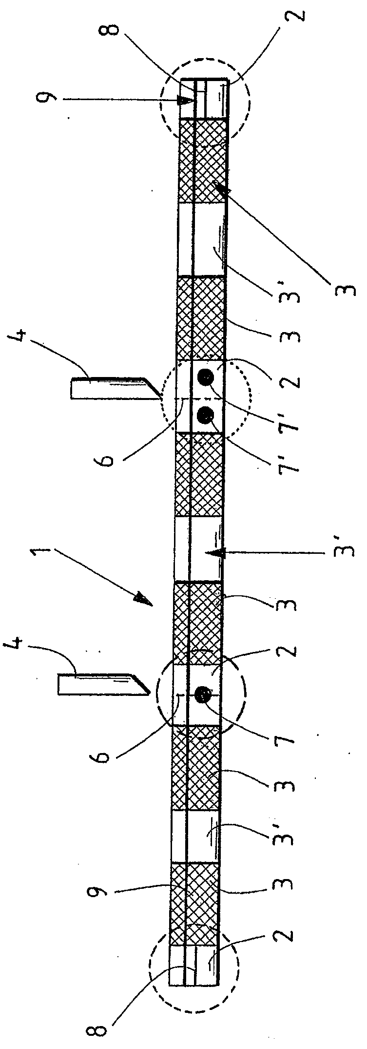 Device and method for manufacturing multi-segment filter rods for the tobacco processing industry