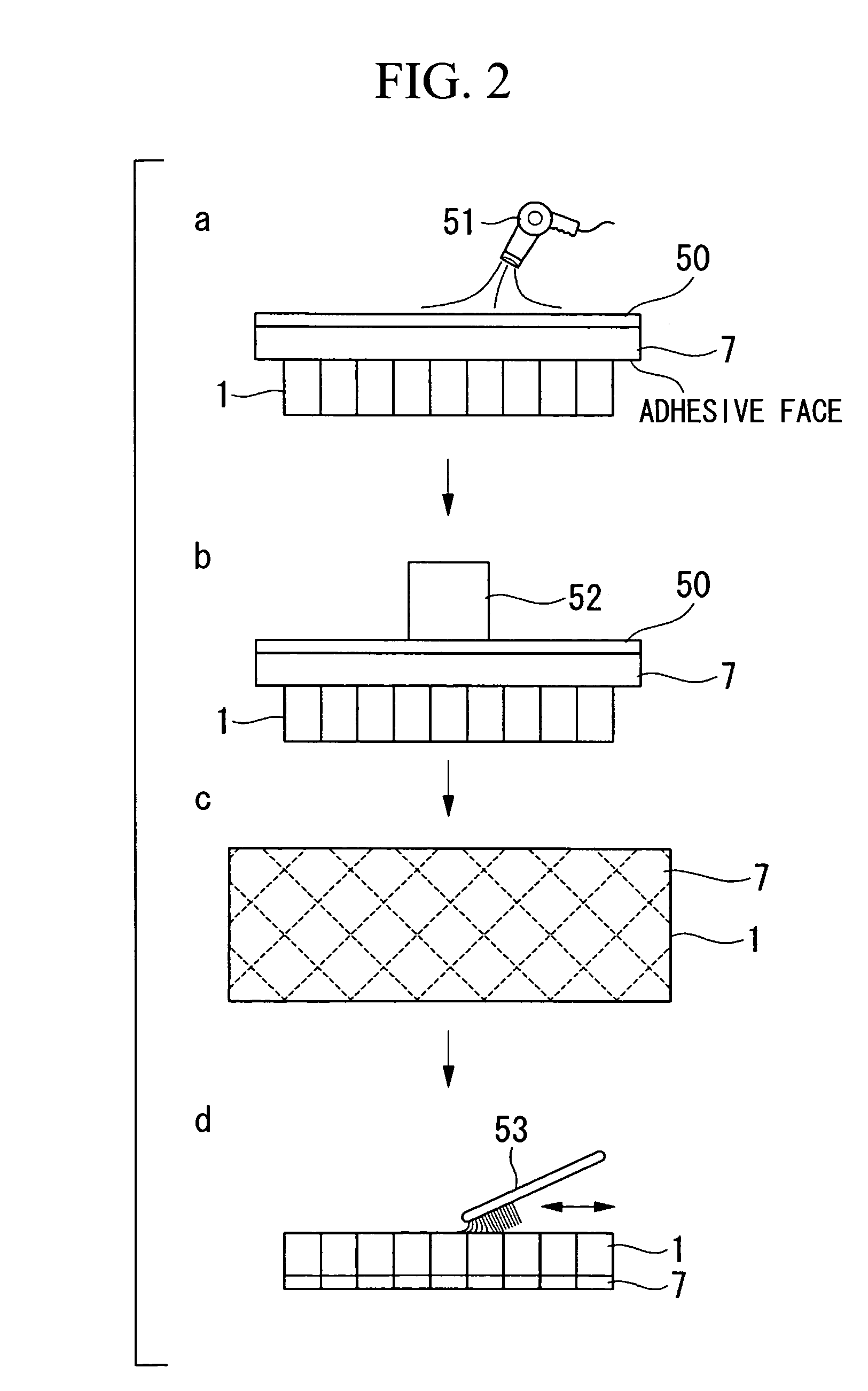 Brazing construction and method of brazing an abradable sealing material