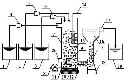 Device and method for recovering phosphorus from sewage