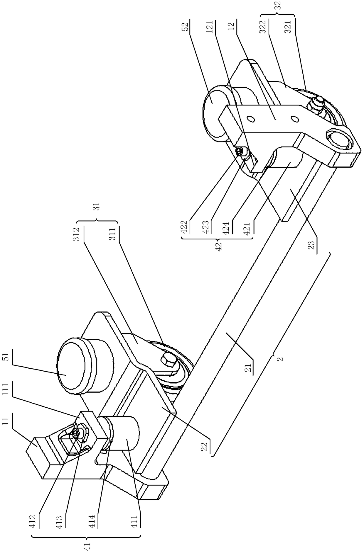 Pallet truck and auxiliary wheel mechanism thereof