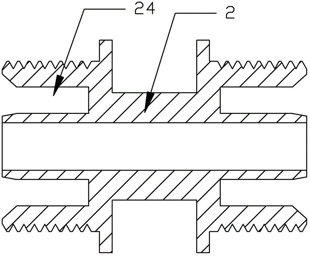 Medium-high frequency electromagnetic induction heating fusion steel-plastic composite pipe connecting unit