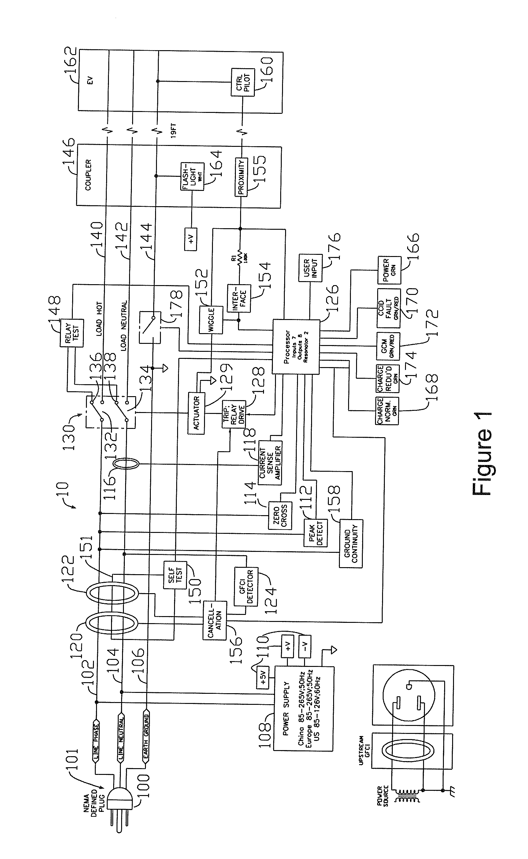 Protective device for an electrical supply facility