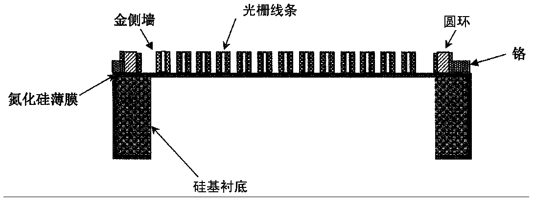 Sub-wavelength extreme ultraviolet metal transmission grating and manufacture method thereof