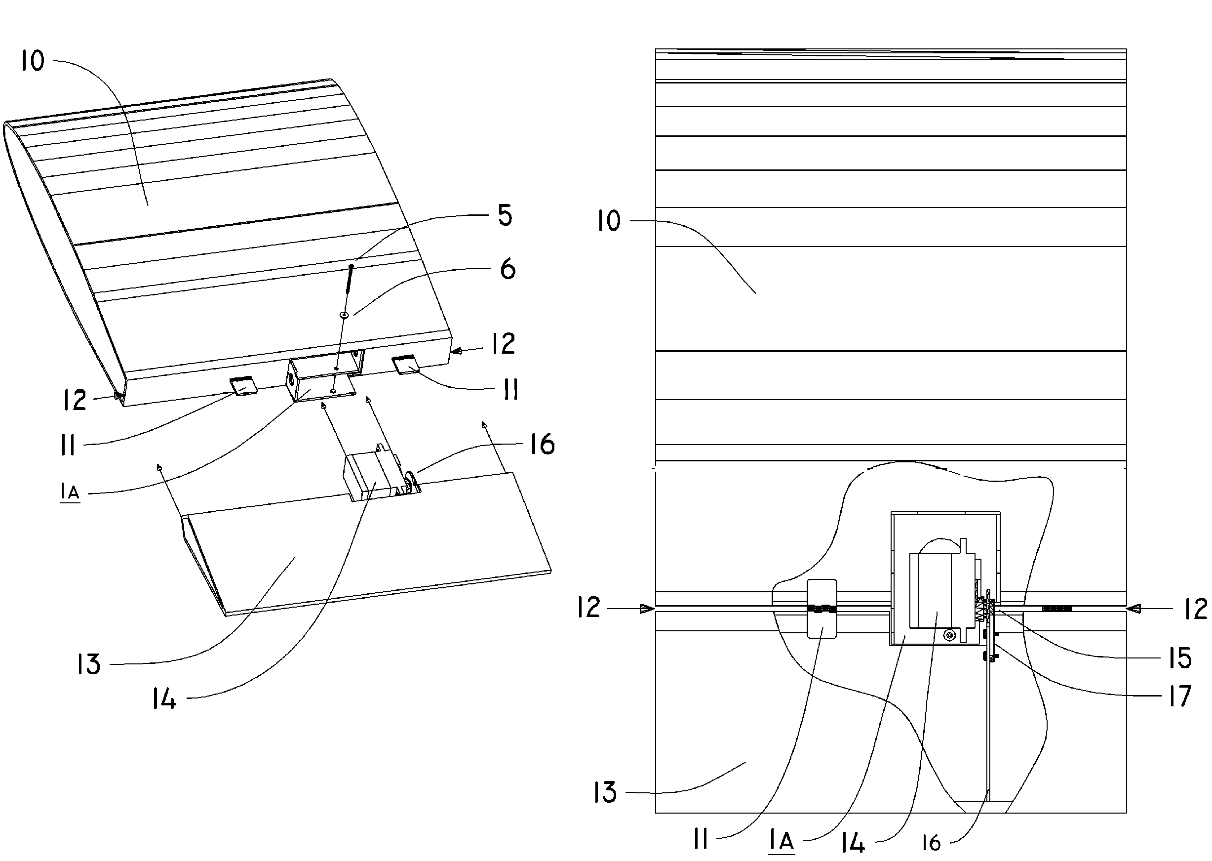 Servo mounting system for direct drive of an aircraft control surface