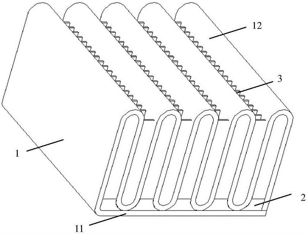 Integrated soaking radiator