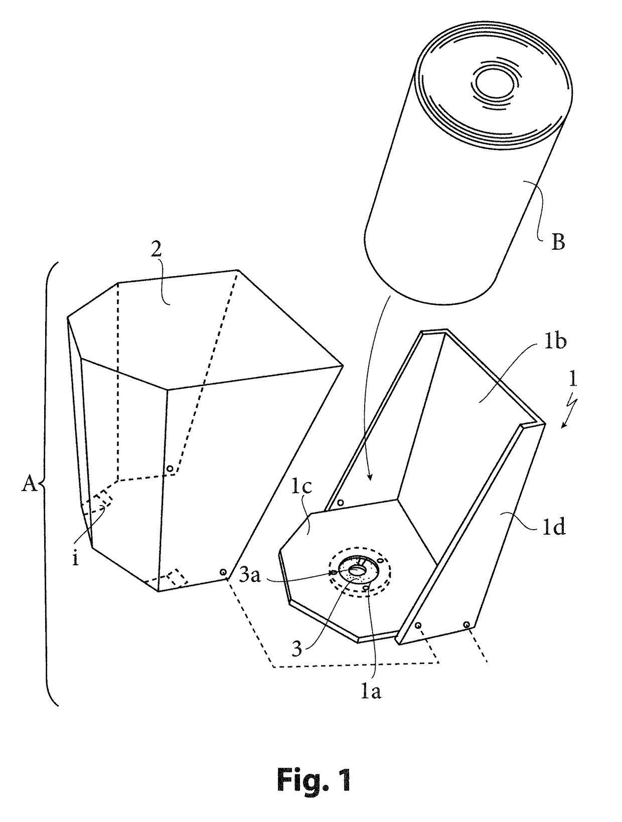 Strip dispensing apparatus for flexible material packs in coils positioned horizontally or vertically