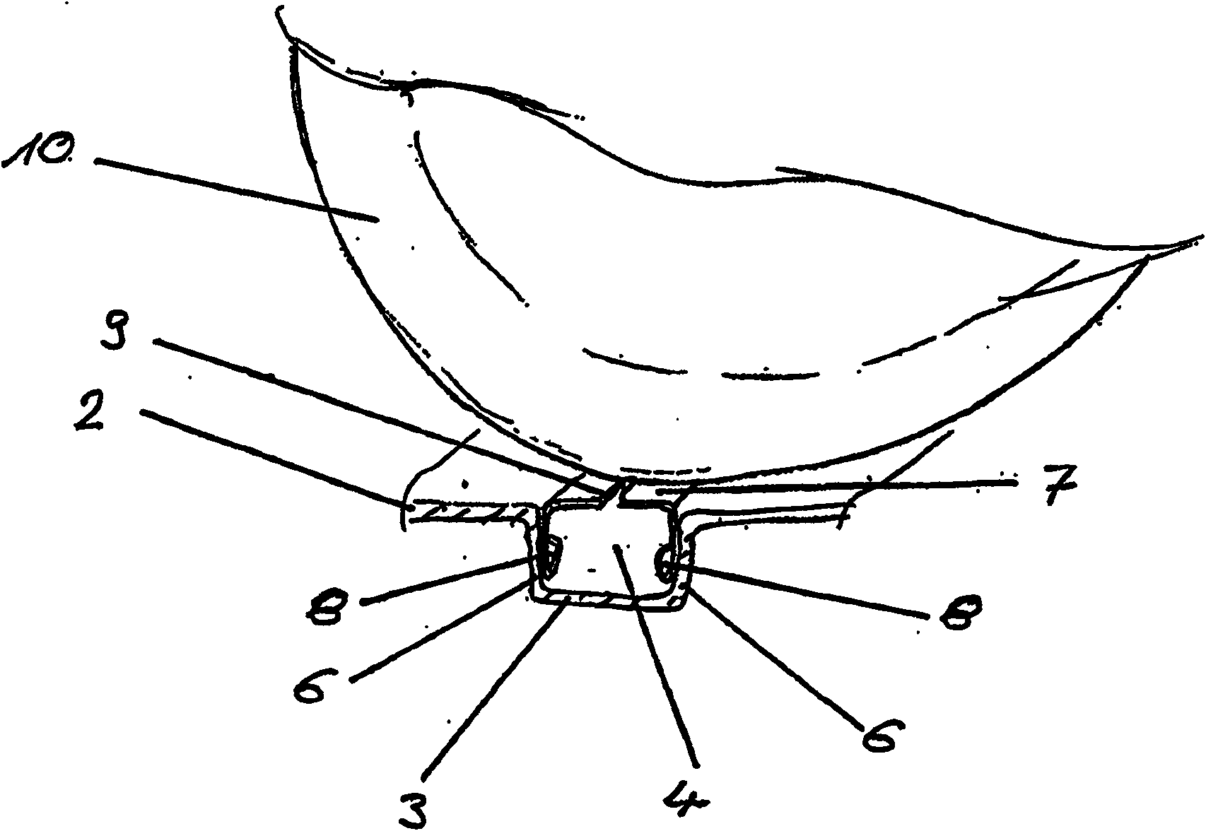 Dishwasher with integrated spray channels