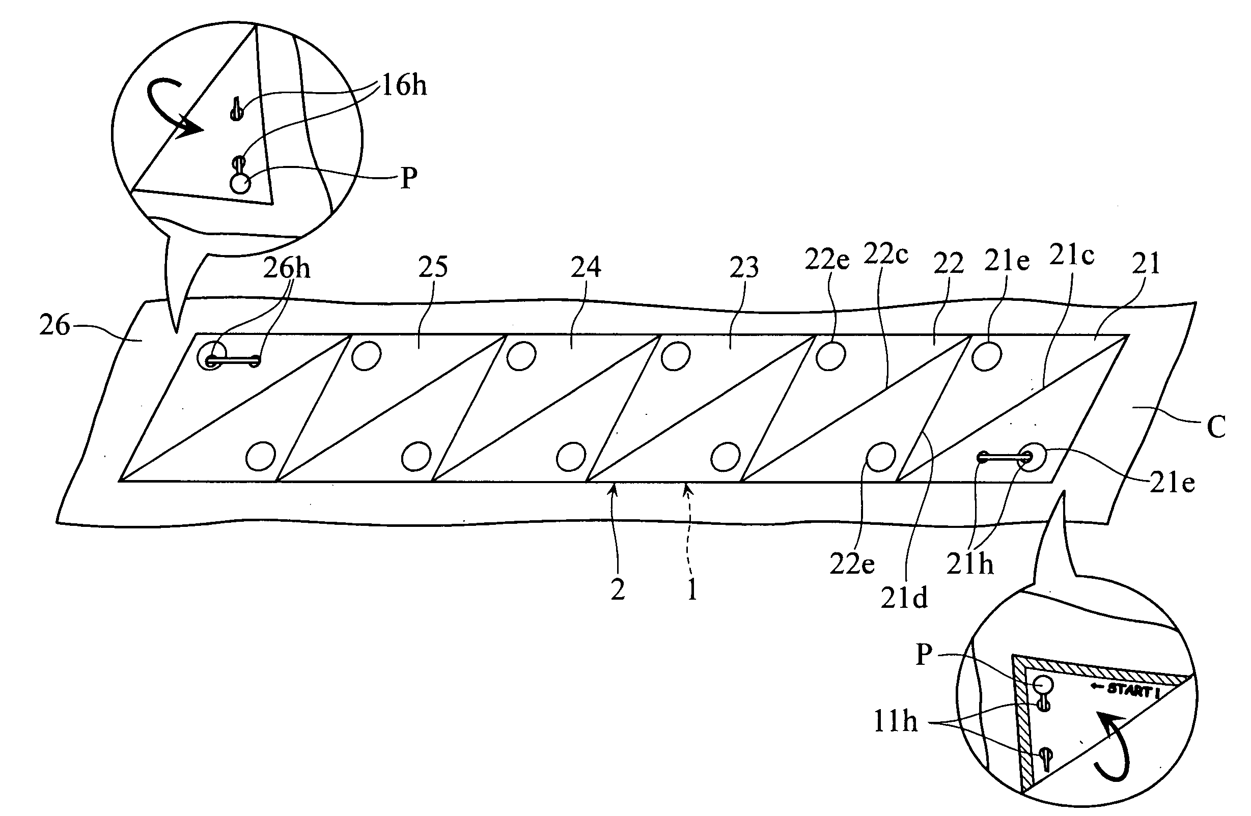 Handicraft assisting tool