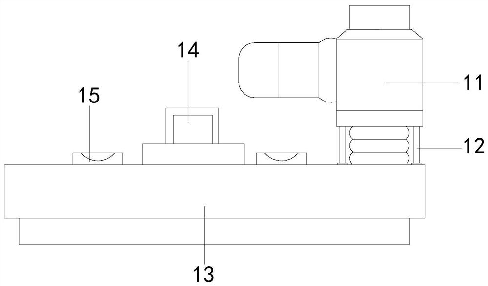 Wall surface polishing device for building decoration