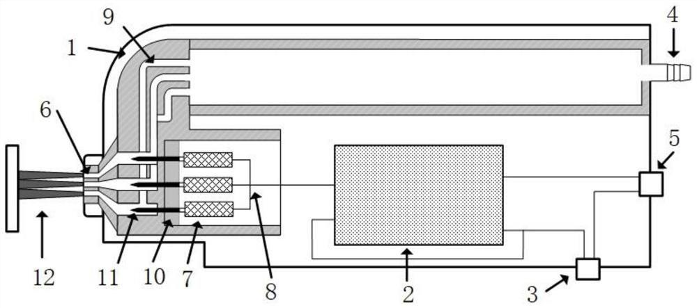 A portable large-area plasma jet device and system