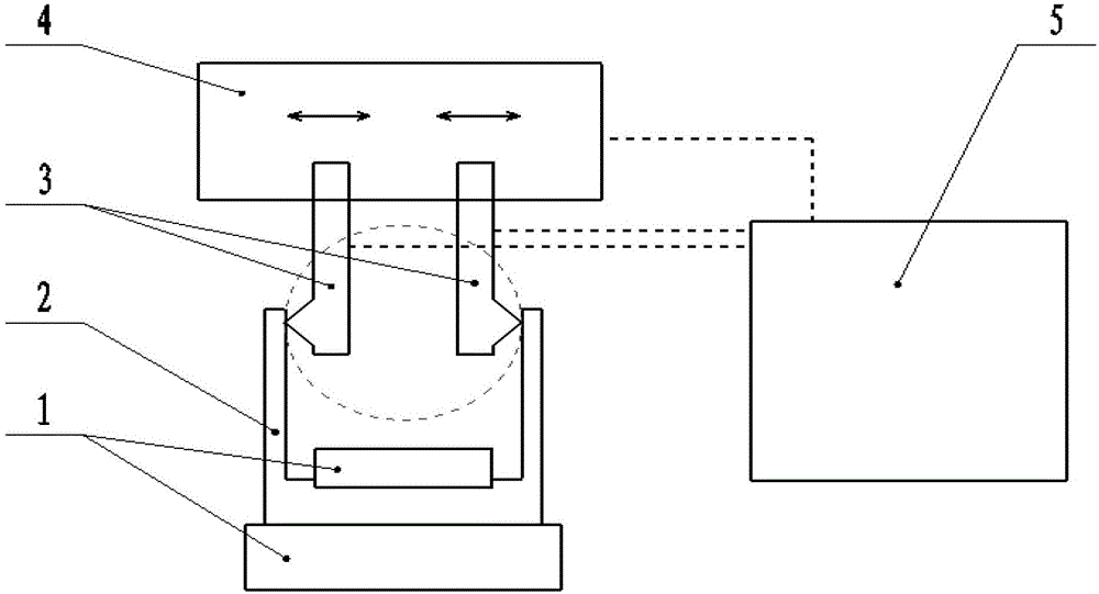 Conducting ring brush wire contact pressure detection method and device