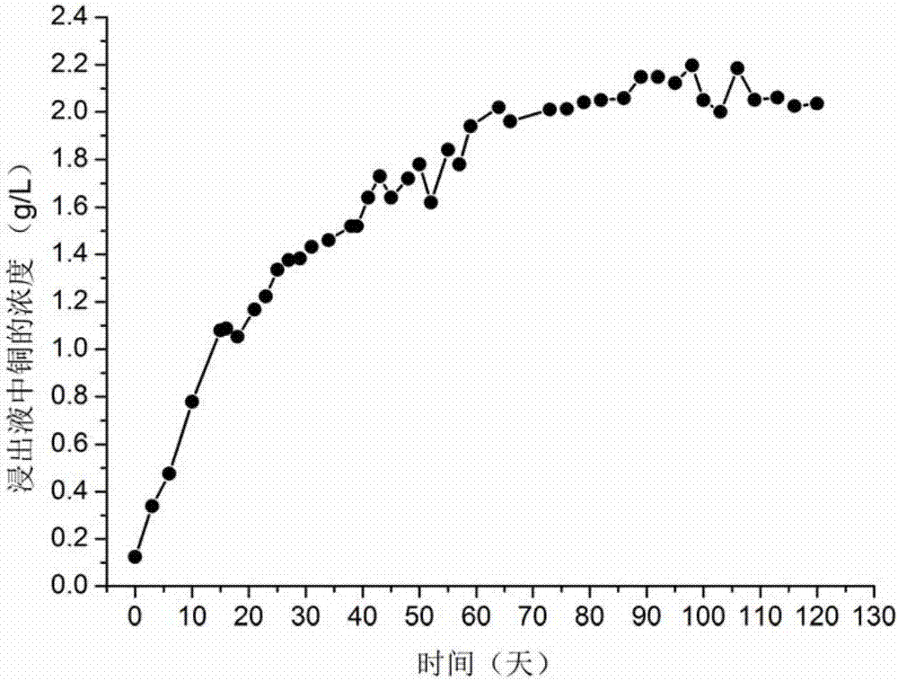 A method for treating tailings with high content of fine particles based on bio-thin layer heaping