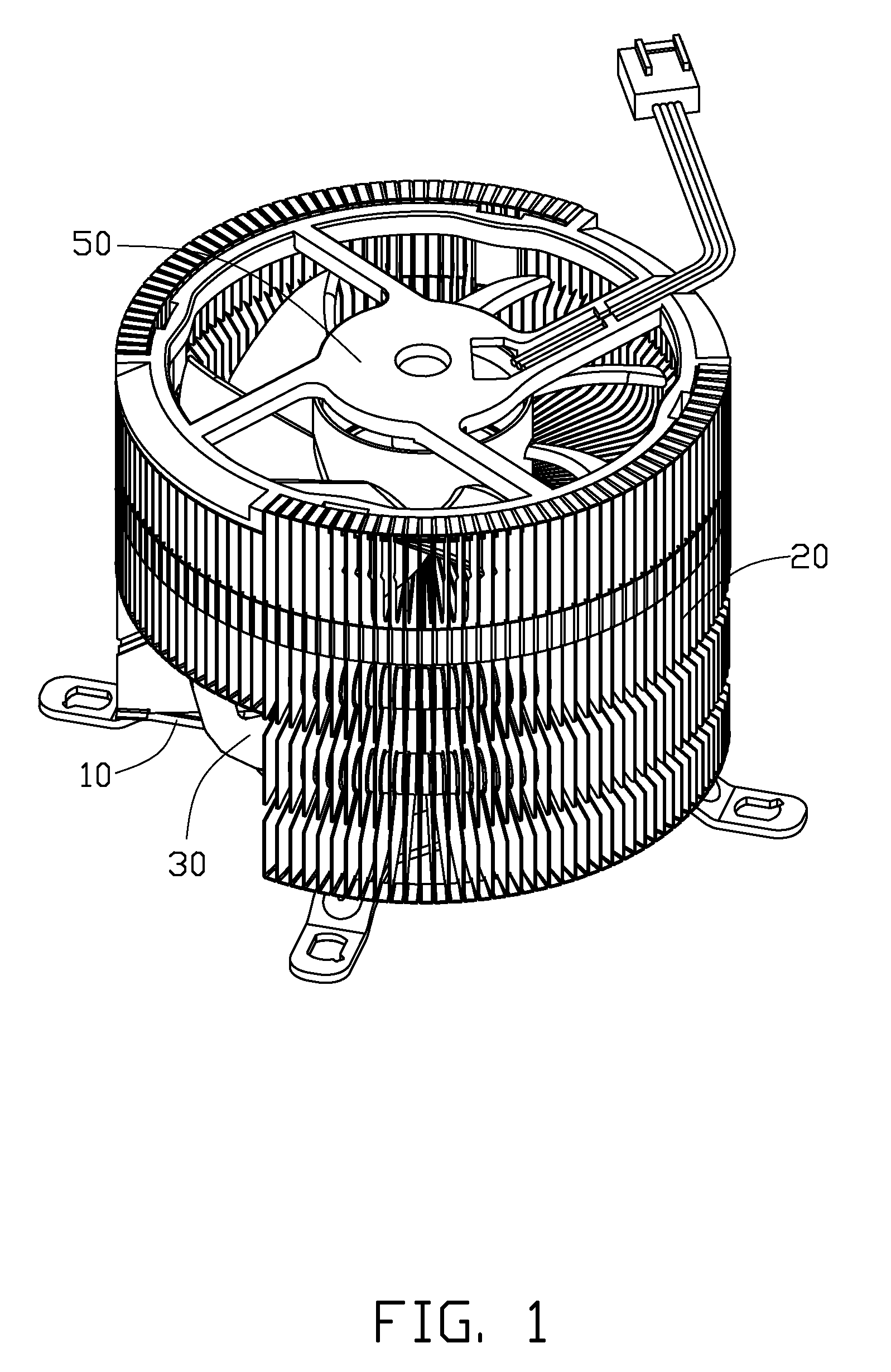 Heat dissipation apparatus incorporating a fan