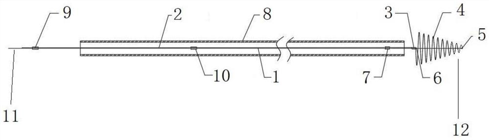 Suction catheter device for intracranial great vessel embolism