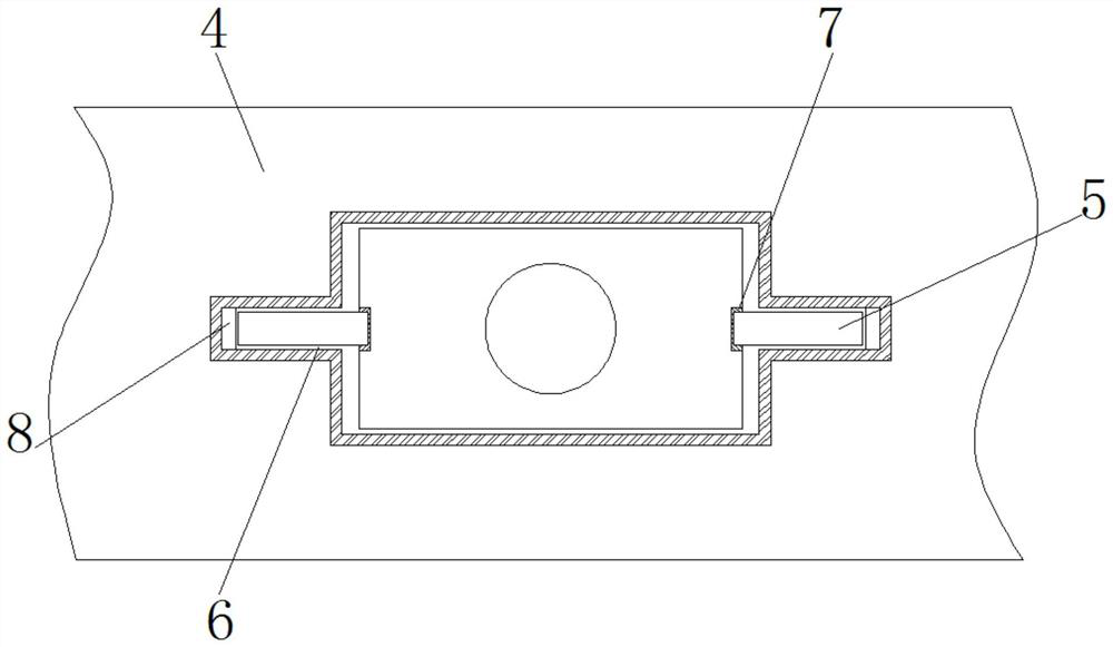 Locating piece for speed reducer of computerized embroidery machine
