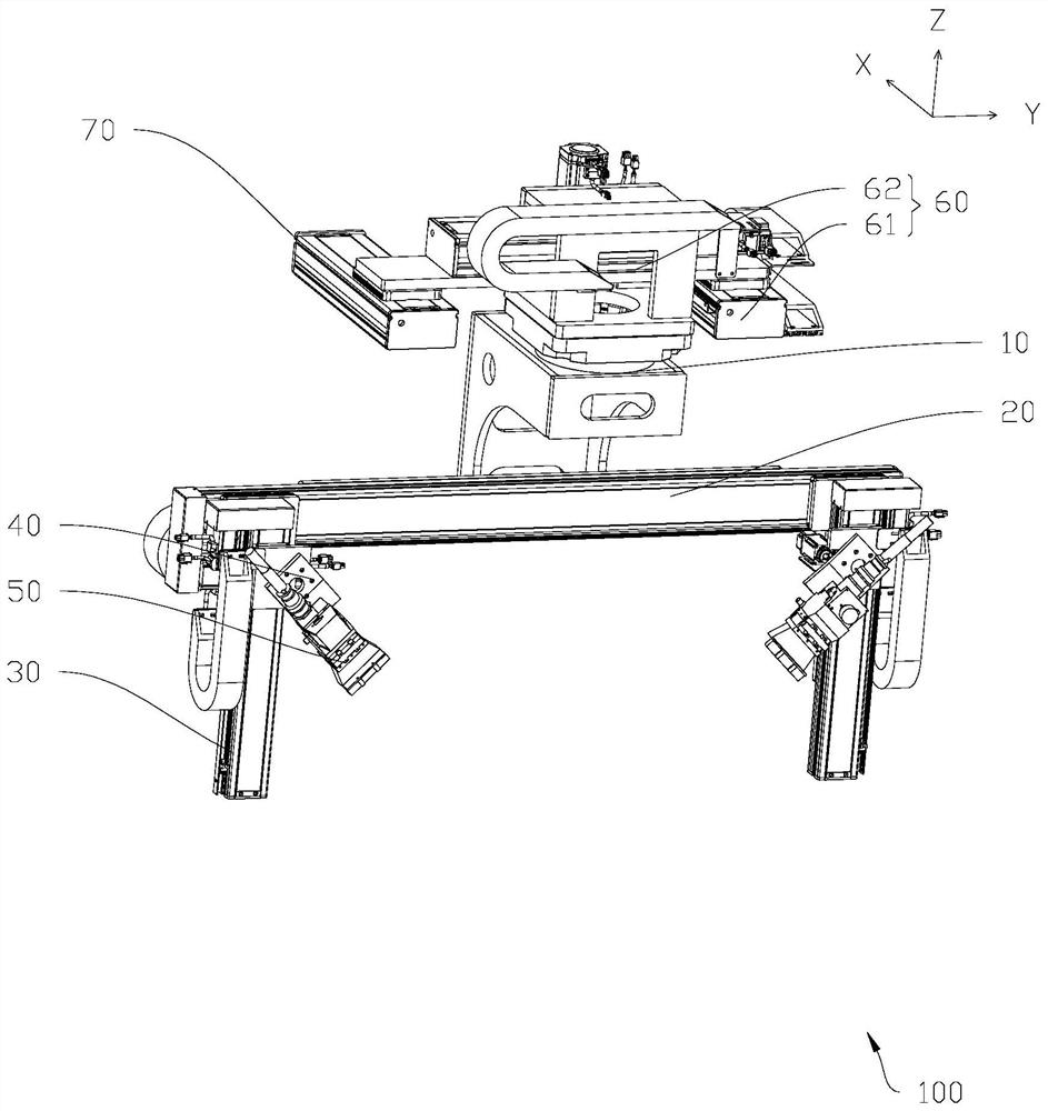 An axis-controlled motion control structure