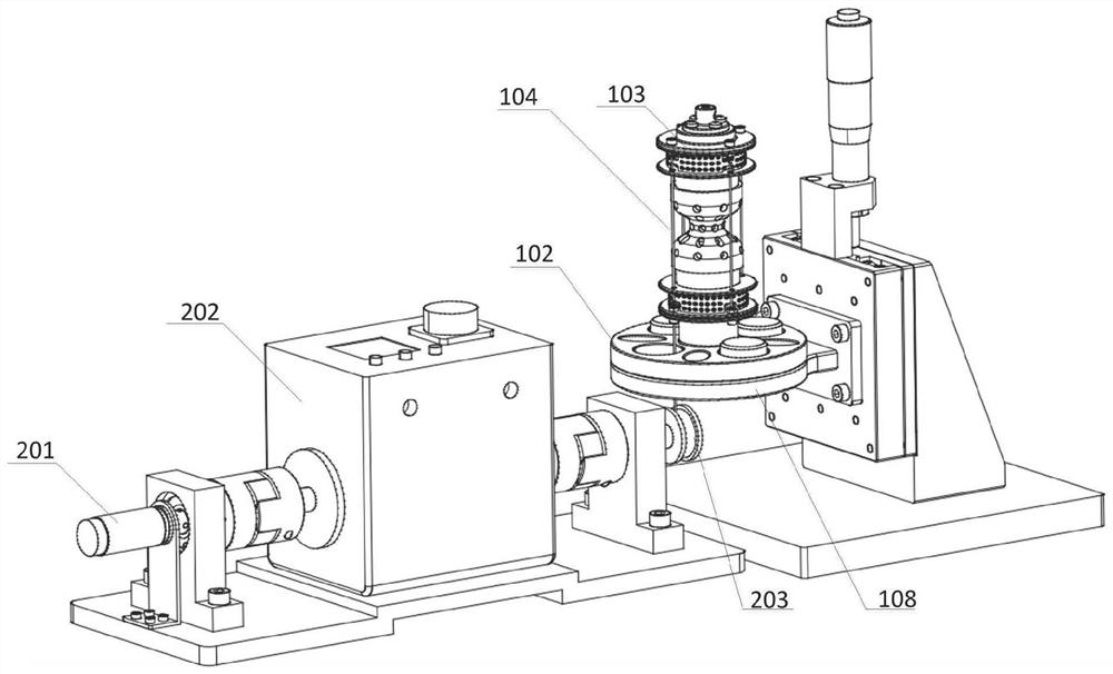 Rigid-flexible coupling body-oriented rigidity measurement system and method