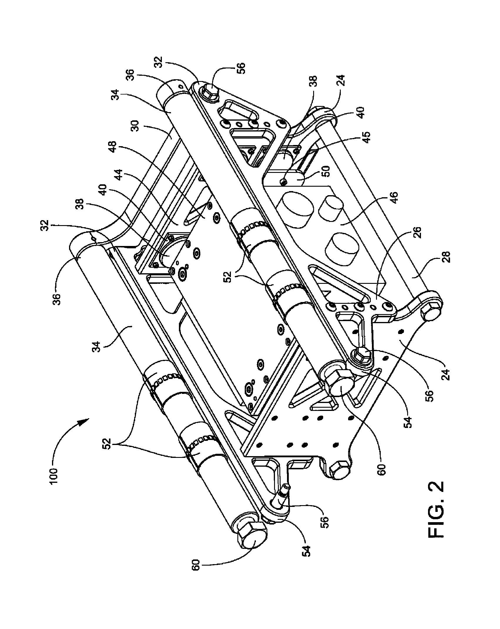 Bipod-mounted mortar fire control system