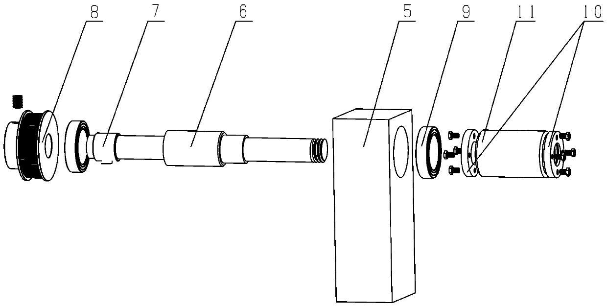 Hydro-generator carbon brush and collecting ring current-carrying frictional wear simulation test device and method