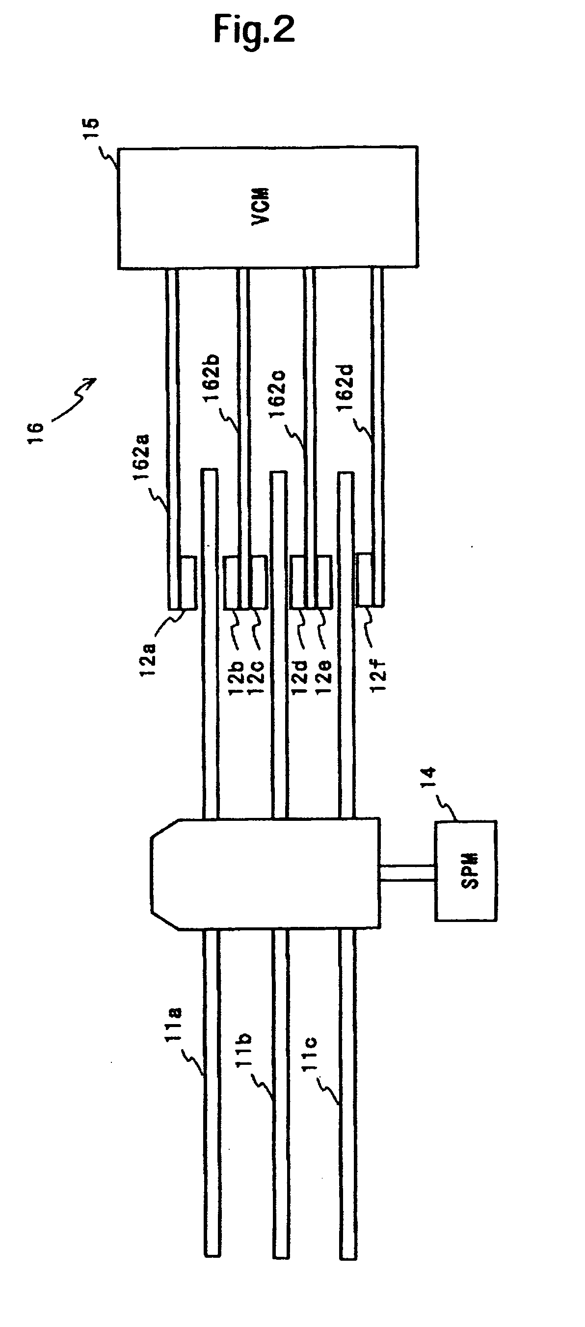 Method of servo pattern writing on recording surface and data storage device