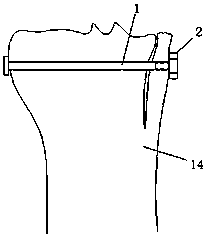 A self-breaking pressurized bolt assembly